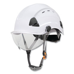 Casco de seguridad con suspensión de trinquete de 6 puntos, sin ventilación, azul oscuro