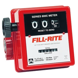 Medidores de flujo mecánicos, entrada de 1 pulg., 5 gal/min - 20 gal/min, 3 ruedas