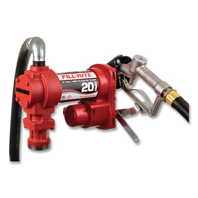 Bomba de transferencia de combustible, serie 1200, servicio pesado, 12 V CC, 15 GPM, boquilla automática