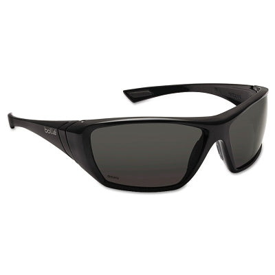 Hustler safety glasses, polarized lenses, anti-fog, anti-scratch, black frame