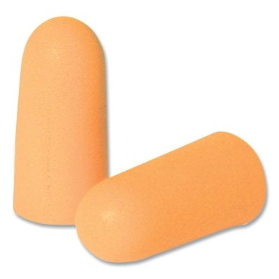 Evader™ 33 Disposable Foam Earplug, Small Size, Polyurethane Foam, Light Orange, Cordless