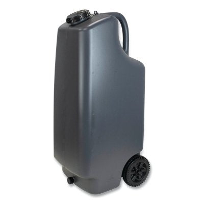Emergency eyewash drainage cart, 16-gallon capacity