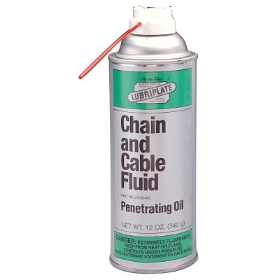 Líquido para cadenas y cables, lata de aerosol de 12 oz