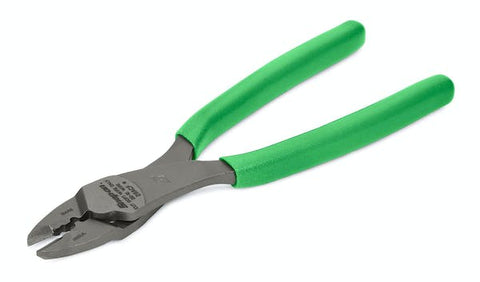 Herramienta para engarzar terminales de cable de 9" (verde)