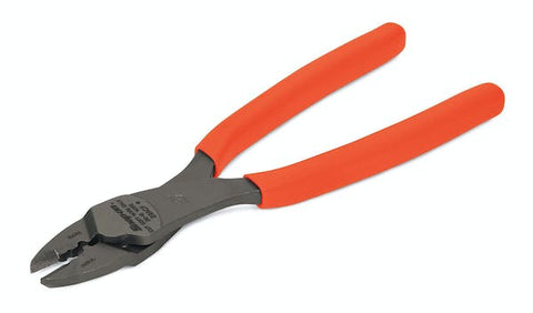 Herramienta para engarzar terminales de cable de 9" (naranja)