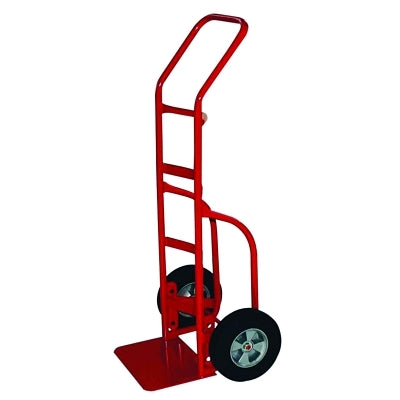 Heavy-duty hand truck, 800 lb, P-handle, solid rubber
