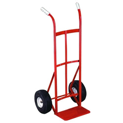 Carretillas manuales de doble manija, capacidad de 600 lb, manija doble, ruedas neumáticas