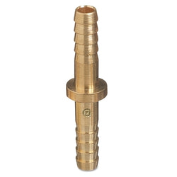 Brass hose couplings, 200 PSIG, non-stop serrated connection, 3/8 in.