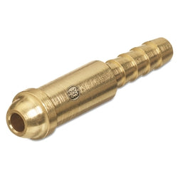 Inert arc nozzles, 200 PSIG, brass, 2 in., 3/16 in. hose inner diameter.