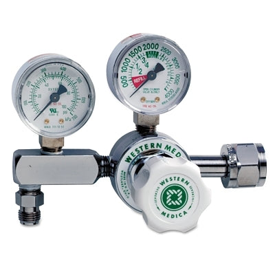 M1 Series Single Stage Adjustable Supply Pressure Regulator, Medical Air, 0 to 100 psi, 3000 psi Inlet, CGA 346 Nut and Nozzle
