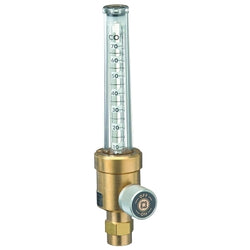 Caudalímetro de caída para estación industrial serie RWS, argón/CO2, 0 a 70 SCFH, 1/8 pulg. NPT hembra, entrada de 50 psig