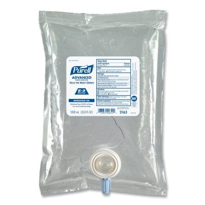 E3 Rated Advanced Hand Sanitizer Refill, 1200 ml, Alcohol-Free Odorless Foam, for TFX™ Dispenser