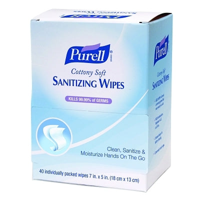 Soft, cottony disinfectant hand wipes, individually wrapped, 12.7 cm wide x 18.8 cm long, 1000 wipes in bulk, alcohol-free