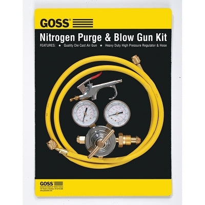 Nitrogen purge kits and blow gun, high-pressure regulator, 6-foot hose, blow gun, 20 cu ft cylinder stand