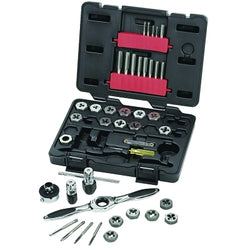 40-piece tool sets for taps and dies, hexagonal and metric