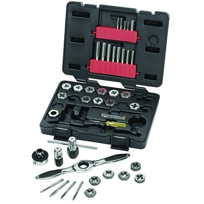 40-piece tool sets for taps and dies, hexagonal and metric
