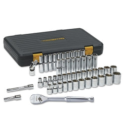 120XP 51-Piece Standard and Deep Mechanical Socket Sets, 1/4 in., 6 Point