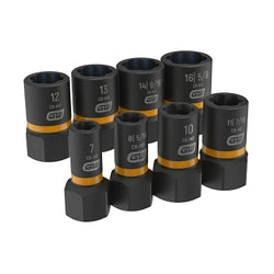 Bolt Biter Extraction Socket Set, 28 Pieces, Black Oxide, Chrome-Molybdenum, Set
