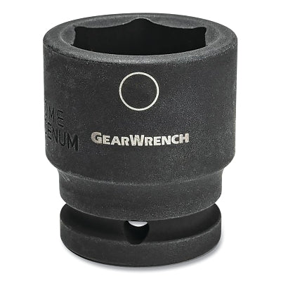 Dado de impacto, tamaño de entrada de 3/4", tamaño de apertura de 1-7/8", 6 puntas, longitud profunda