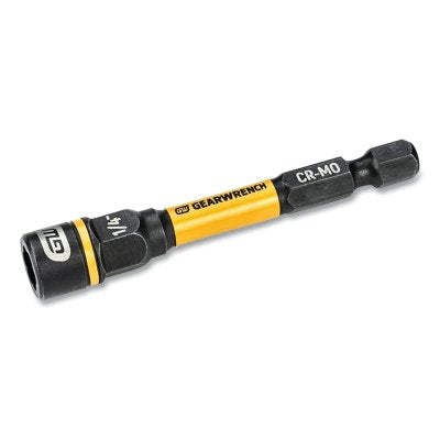 Bolt Biter™ Nut Extractor and Screwdriver, 1/4" Drive, 2.56" Length, 3/8" Fastener, Chrome-Molybdenum