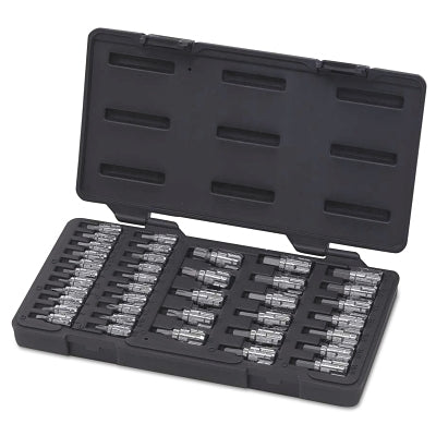 39-piece Vortex pointed socket sets, 1/4 in.; 3/8 in., SAE, metric