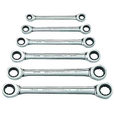 6-Piece Metric Double Box Ratchet Wrench Set