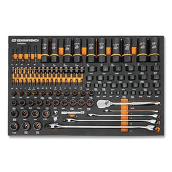 Bolt Biter™ 97-Piece Metric/SAE Mechanic's Tool Set with 1/4", 3/8" and 1/2" Drives, with Foam Tray