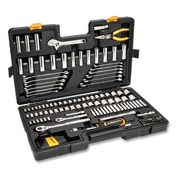 Professional tool set, 138 pieces, with 1/4 in. and 3/8 in. drive, blow-molded case