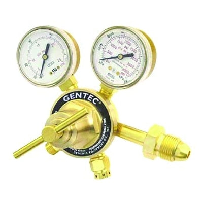 Argon/CO2 flow regulator, 4000 psi inlet