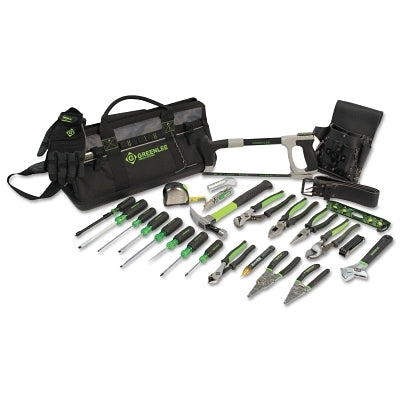 Kits de herramientas multibolsillos de alta resistencia, 8 compartimentos, 12-1/2" x 23"