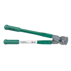 Cable cutter with rubber grips, 18-inch overall length, shear cut, 350 kcmil aluminum or copper