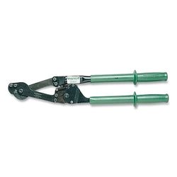 Cortador de cables de trinquete de alta resistencia, cables tirantes, longitud total de 27-3/4 in, tipos de corte de acción simple y de trinquete, capacidad de corte de 1/2 in.