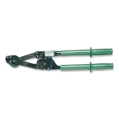 Cortador de cables de trinquete de alta resistencia, cables tirantes, longitud total de 27-3/4 in, tipos de corte de acción simple y de trinquete, capacidad de corte de 1/2 in.