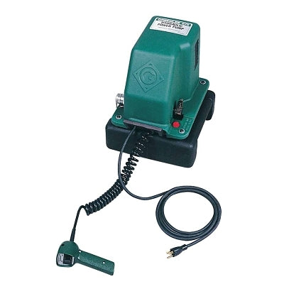 Bombas hidráulicas eléctricas, 1/2 hp, presión operativa máxima de 10 000 psi.