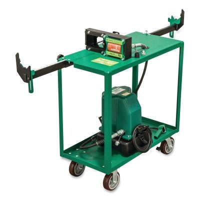 Estación de corte Shear 30T con bomba hidráulica eléctrica de 980 W, 120 V CA, incluye brazo de medición, carro móvil y unidad de corte