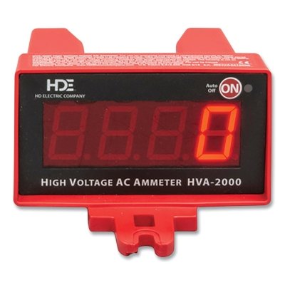 Amperímetro digital de alto voltaje, (1) batería alcalina de 9 V, 500 kV de línea a tierra, incluye estuche de transporte blando