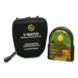 Greenlee® V-WATCH® Personal Voltage Detector, (1) 9V Alkaline Battery, >2400V AC Line to Ground, Includes Carrying Case with Lanyard