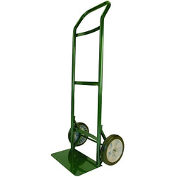 Carretillas manuales de acero Super Steel, capacidad de 600 lb, placa base de 7 x 14 pulgadas, manija en forma de P