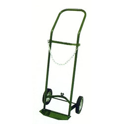 Carro de serie médica, capacidad para 1 cilindro, 9-1/2" de diámetro, ruedas semineumáticas de 8"