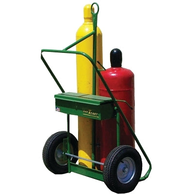 Carro serie 400, con capacidad para 2 cilindros, de 9-1/2 pulg. a 12-1/2 pulg. de diámetro, ruedas neumáticas de 16 pulg.