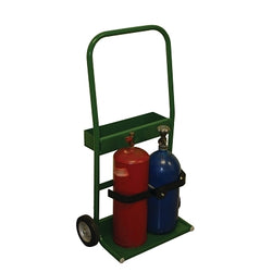 Carro serie 800, con capacidad para 2 cilindros, de 6-1/2 pulg. a 7-3/4 pulg. de diámetro, ruedas neumáticas de 10 pulg.