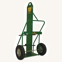 Carro para cilindros grandes, cilindros de 9-1/2 pulg. y 12-1/2 pulg. de diámetro, ruedas neumáticas de 16 pulg.