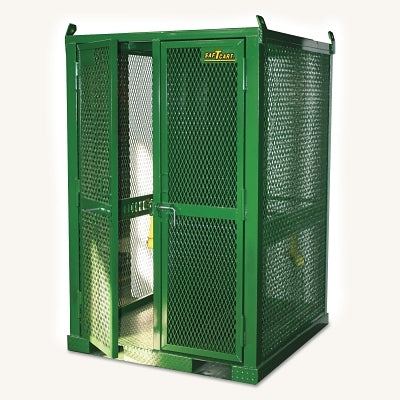 Jaulas para cilindros cortafuegos, capacidad para 16 cilindros, 50 x 79 pulgadas