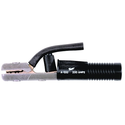 Tong® Electrode Holder, 500 A, Copper Alloy, for 4/0 Double Ball End, 3/8 in Cap, 13-1/4 in Long