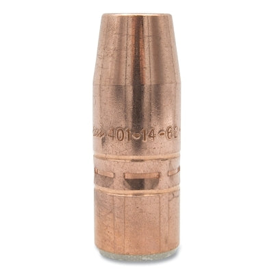 Boquilla de orificio refrigerada por aire, resistente, deslizante, orificio de 3/4", rebaje de 1/8", cónica, de cobre