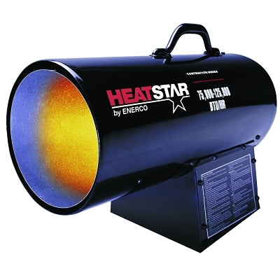 Calentador portátil de aire forzado a propano, 400.000 Btu/h, 100 lb, 115 V