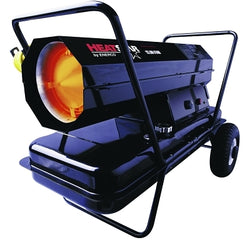 Calentador portátil de aire forzado de queroseno, 210.000 Btu/h, 14 galones, 110 V