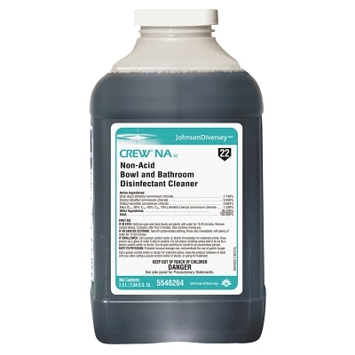 NA SC Acid-Free Disinfectant Toilet and Bathroom Cleaner, 84.5 oz Bottle, Floral Scent