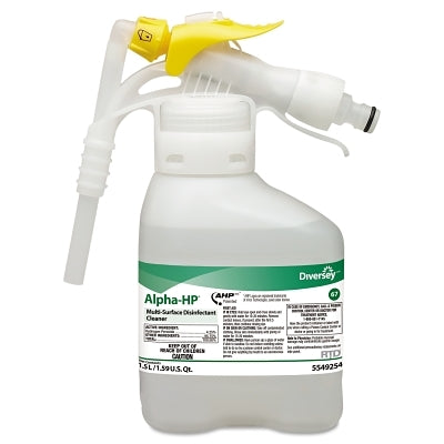 Limpiador desinfectante multisuperficies, 1,5 L, botella con pulverizador, aroma cítrico