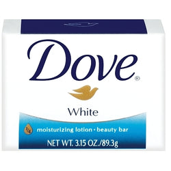 Bar soap, white, fresh scent, 3.15 oz